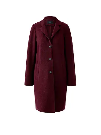 OUÍ | Manteau en laine | dunkelrot